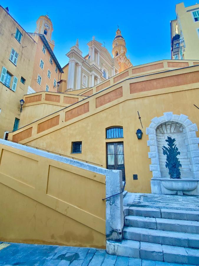 Ferienwohnung Les Glycines Menton Exterior foto