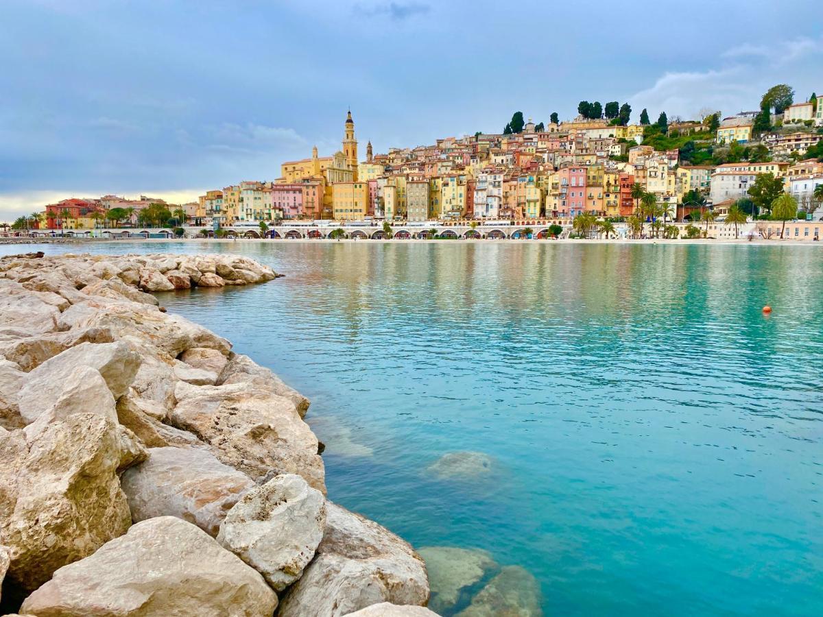 Ferienwohnung Les Glycines Menton Exterior foto
