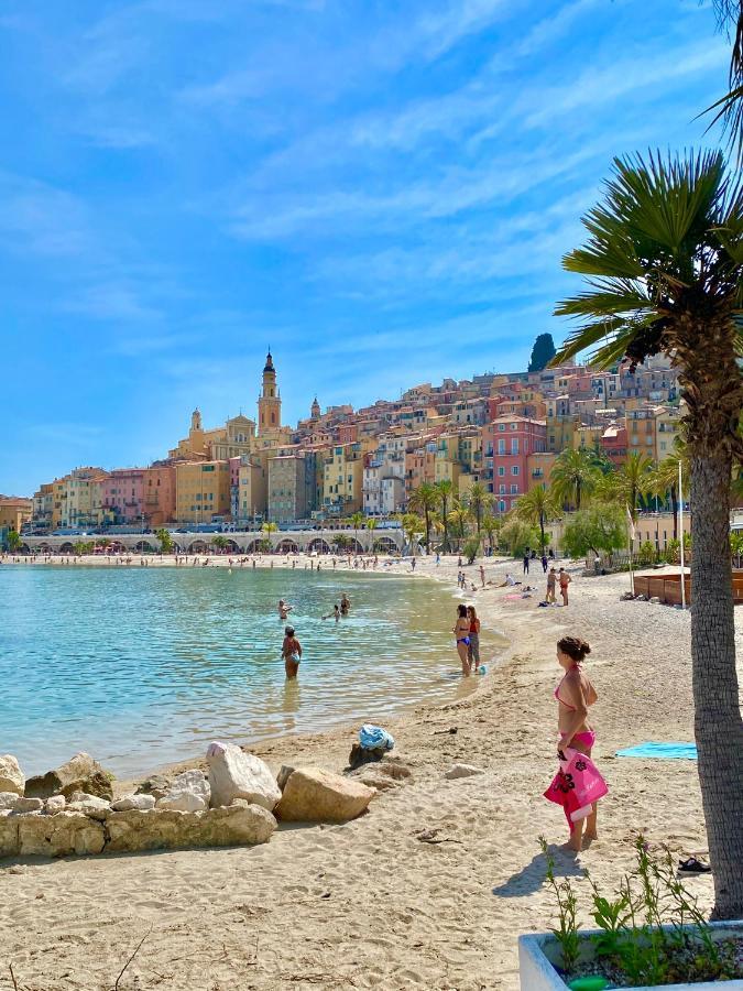 Ferienwohnung Les Glycines Menton Exterior foto