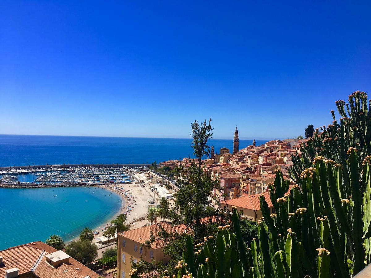 Ferienwohnung Les Glycines Menton Exterior foto