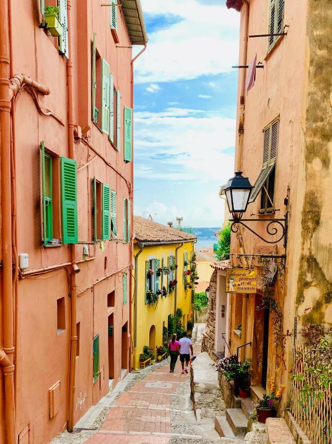 Ferienwohnung Les Glycines Menton Exterior foto