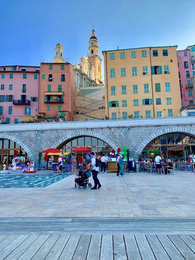 Ferienwohnung Les Glycines Menton Exterior foto