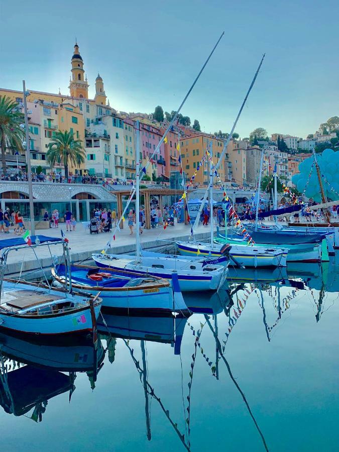 Ferienwohnung Les Glycines Menton Exterior foto