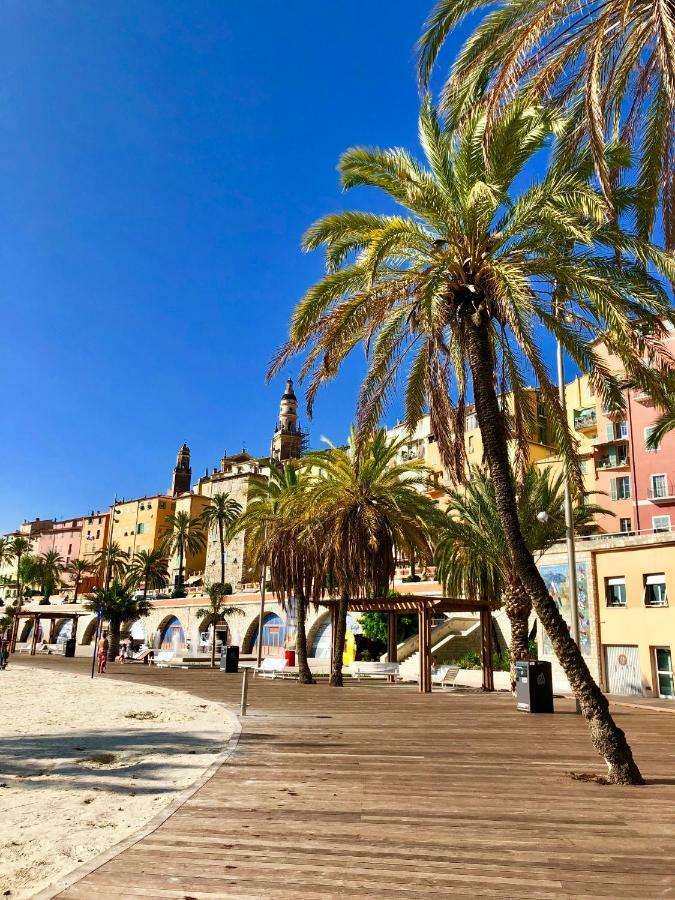 Ferienwohnung Les Glycines Menton Exterior foto