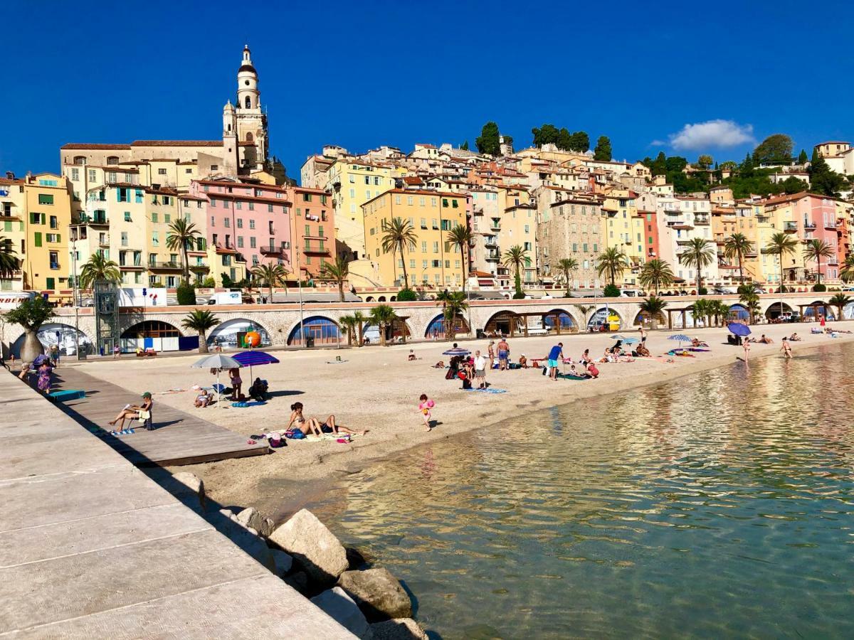 Ferienwohnung Les Glycines Menton Exterior foto